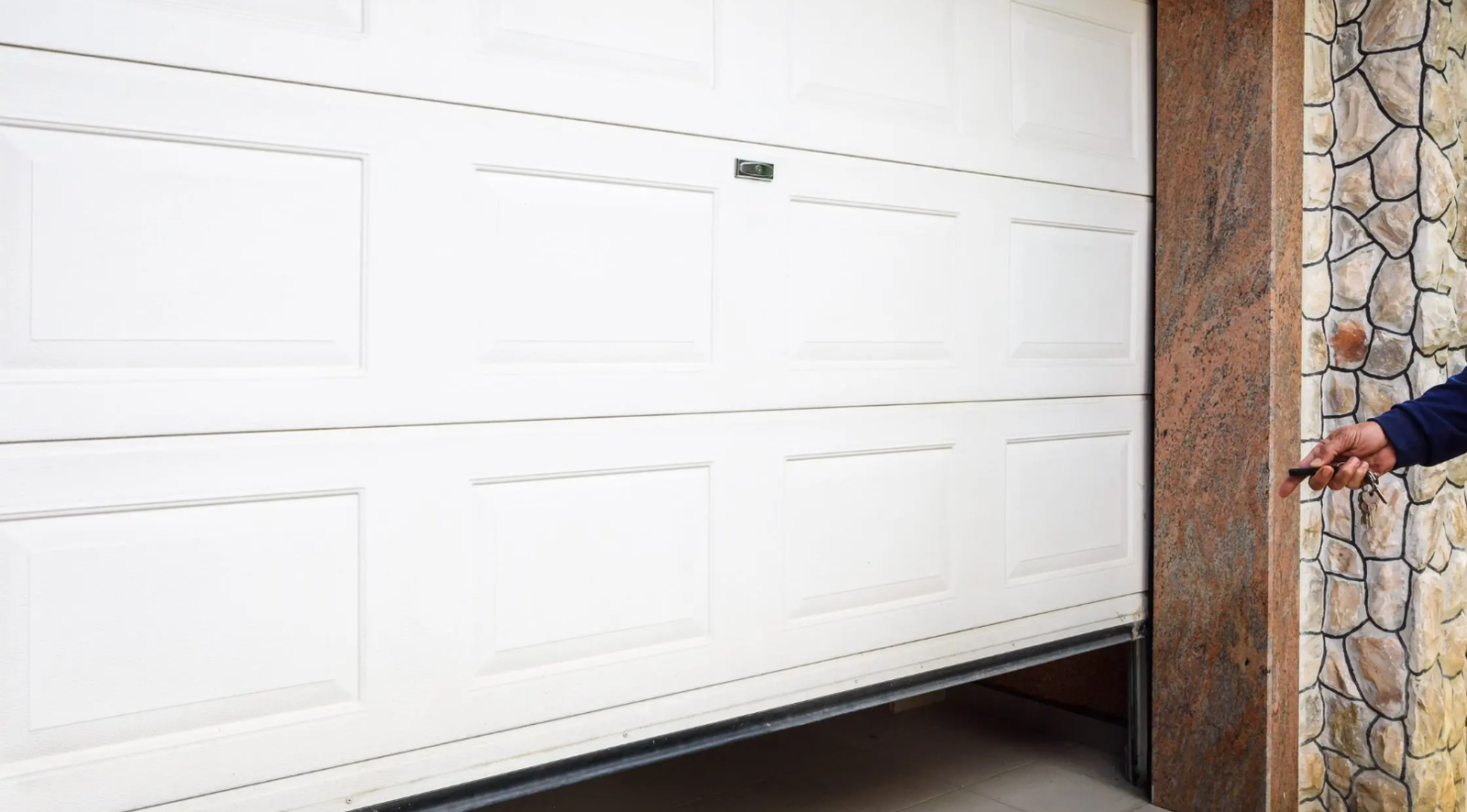 garage door panel.